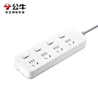 公牛(BULL)GN-S1043 独立开关 插座 插排 4位分控全长1.8米