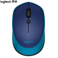 罗技(Logitech)M336鼠标 无线蓝牙 鼠标 办公鼠标 对称鼠标 蓝色