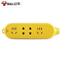 公牛(BULL)GN-C5 插座 新国标 插排 自行接线 4位无线 摔不烂