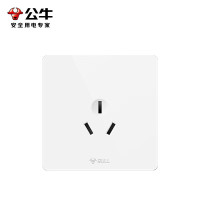 公牛 三孔16A空调 插座 86型 面板 G12Z104S