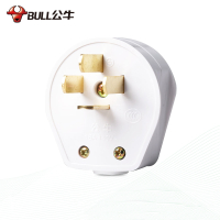 公牛三相四线插头插座32A 工业插头440伏380V25安三项16A四角四脚大功率4芯插头 16A四脚插头GN-T16