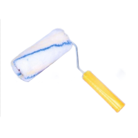 共泰 涤纶滚筒刷 乳胶漆 墙漆刷防水涂料滚筒刷 清洁涂刷 黄蓝条 4寸 20个装