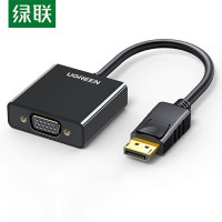 绿联Ugreen超高速USB Type-C转Type-A数据线60cm快充传输线耐用尼龙编织快速充电线绿联 DP转VGA转换器Displayport转VGA母头高清转接线头接显示器