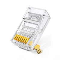 绿联 20802 超五类非屏蔽网络 水晶头 100个装