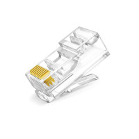 绿联 60558 六类网线 水晶头 CAT6适用超六类万兆非屏蔽网线 100个装