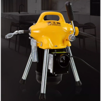 虎王 大功率专业疏通机电动家用 下水管道清洁疏通神器 A75G