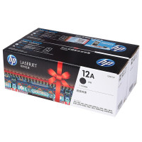 惠普(HP)LaserJet Q2612AF双包硒鼓 12A套装 适用 HP 1010 1012 1015 1020