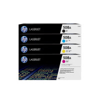 惠普(HP)508A原装硒鼓(CF361A-363A)黄红蓝 三色彩色套装 适用M553dn/M577dn/552dn