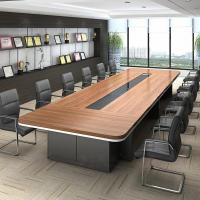 臻远 ZY-HYZ-Z04现代简约会议桌板式桌4500*1500*750mm 公差±5cm