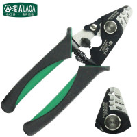 老A(LAOA)光纤剥线钳欧式三段式米勒钳 网线钳 LA196103