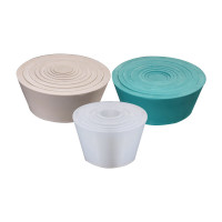 垒固 布氏漏斗漏斗托 硅胶密封圈 实验室 过滤装置橡胶抽滤垫套塞 皮碗抽滤密封圈 橡胶8*1(绿色)