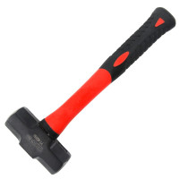 易尔拓(YATO)YT-45537 纤维柄八角锤子磅锤铁锤榔头 手锤4磅 单位:个