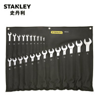 史丹利(STANLEY)93-616-22 23件套公制精抛光 两用长扳手 双头呆扳手 汽修工具套装