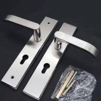 三宇 不锈钢升级版小50锁体机械门锁 面版长200mm*宽50mm锁孔距 140mm(单位:把)