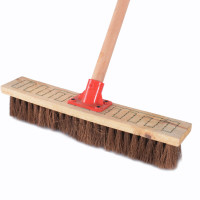 卫洋 WYS-113棕毛刷 长柄棕丝地刷 鬃毛板刷混泥土车刷长柄棕刷 刷子 29cm
