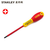 史丹利(STANLEY)65-415-14 (PH1*100mm)双色柄绝缘十字螺丝批 电工螺丝刀单支