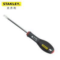 史丹利(STANLEY)65-098-14 三色柄一字螺丝批 平口 改锥螺丝刀 5.5×100MM