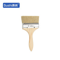 苏识 QJ0037 油漆刷船用防水毛刷烧烤刷 猪毛刷 高档特厚3寸 10把