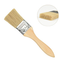 苏识 QJ0025 油漆刷船用防水毛刷烧烤刷猪毛刷 加厚1.5寸 10把