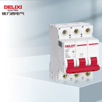 德力西 塑壳断路器 空开微型断路器 DZ47S/3P 25A 1只装