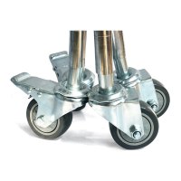 安赛瑞(SAFEWARE)线网货架脚轮 pvc 3寸(4个装)灰色 YX