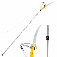 得力(deli) 高枝剪四滑轮(黄)410cm