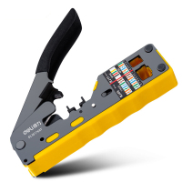 得力(deli) 台式网络钳压接七类(黄)6/8P