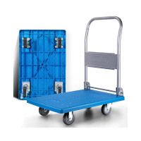 得力(deli) 平板车低噪音轮(蓝)300kg