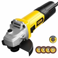 得力(deli) 交流角磨机(黄)950Wφ100侧开关