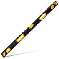 得力(deli) 水平尺工字实心铝(黄)1000mm