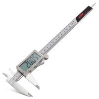 得力(deli) 数显卡尺全屏专业绝对原点(红)200mm