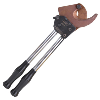 得力(deli) 棘轮电缆剪可伸缩(黄)Φ52mm