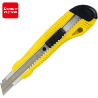 齐心(Comix) B2802 18mm 带金属保护套美工刀