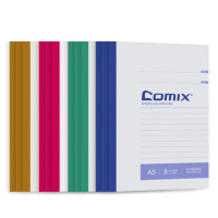齐心(COMIX)A5/6(COMIX)A5/60张/10本笔记本子无线装订文具记事本/软抄本/作业本 配色C4505