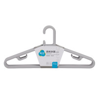 茶花 0731 1组5只装 塑料衣架加厚衣撑防滑衣挂成人衣架无痕服装店衣架晾晒 颜色随机