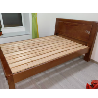 仓迪 CD-0001 实木床小户型中式卧室床1.5米单人床 1500*2000