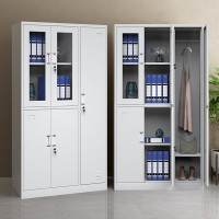 仓迪 CD-059H 员工储物柜带锁铁皮柜鞋柜多门碗柜宿舍柜子存包柜1800X850X420mm