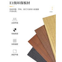 仓迪 CD-0010 大衣柜木质柜板式员工储物柜存柜胡桃色九门柜