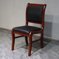 仓迪 CD-GJ699 小软包会议椅木质办公椅职员办公椅 常规尺寸