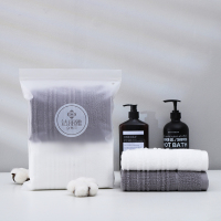 洁丽雅(Grace)经典全棉优品-2A 两条EVA装装 面巾*2条 礼盒装 颜色随机