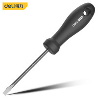 得力(deli) HT1105 德国设计国民家居home系列一字螺丝批螺丝起子维修工具5*100mm深灰
