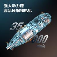 得力(deli) DIY可调速软轴电磨组电磨机玉石雕刻机打磨机 雕刻工具文玩工具机械调速 DL-DM03-W1