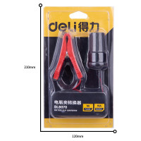 得力DL8070汽车电瓶夹电瓶夹转换器