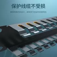 绿联 理线架 网线跳线理线架 网络机柜线缆管理器整理器 NW128 50口 25档50口 70425