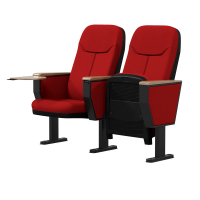 仓迪 WH208 金属加塑料加布艺礼堂椅多媒体教室报告厅椅 剧院联排椅影院座椅 585*760*1030mm ±20MM