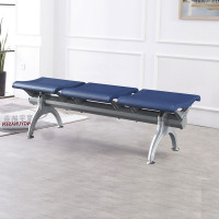 仓迪 GY-007 无靠背排椅三人位公共椅PU等候椅休息长凳 430*450*1470MM(±10cm)