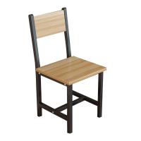 仓迪 CD-88 单位食堂简约钢木餐椅 带靠背 椅子 390*390*820mm