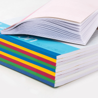 得力(deli)7658工作笔记本子/ 日记本10本A4/60张无线装订软抄本 记事本