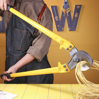 得力(deli)美式电缆剪刀切线钳断线器电线剪剪线钳剪刀钳子断线钳剪电缆36英寸 DL90036