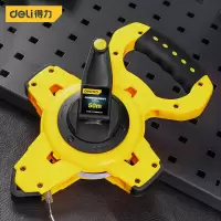 得力(deli) 三倍速架式钢卷尺手提插尺工程测量尺子50mx12.5mm DL9050G